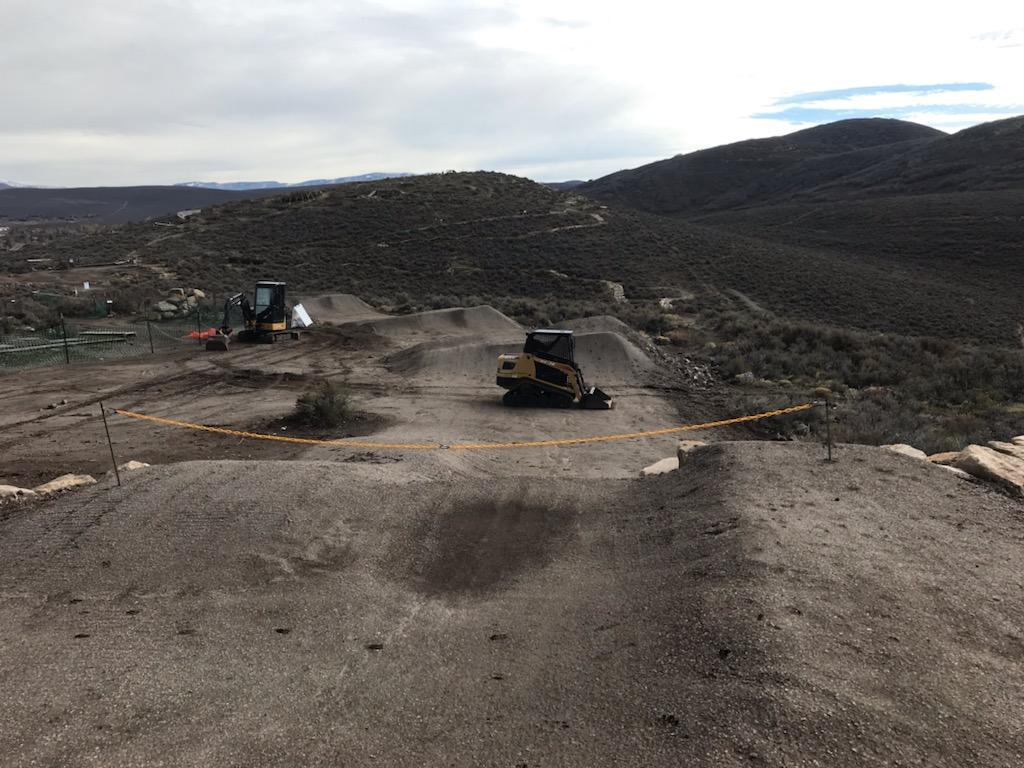 Bike Park Jump Line Start Pad.