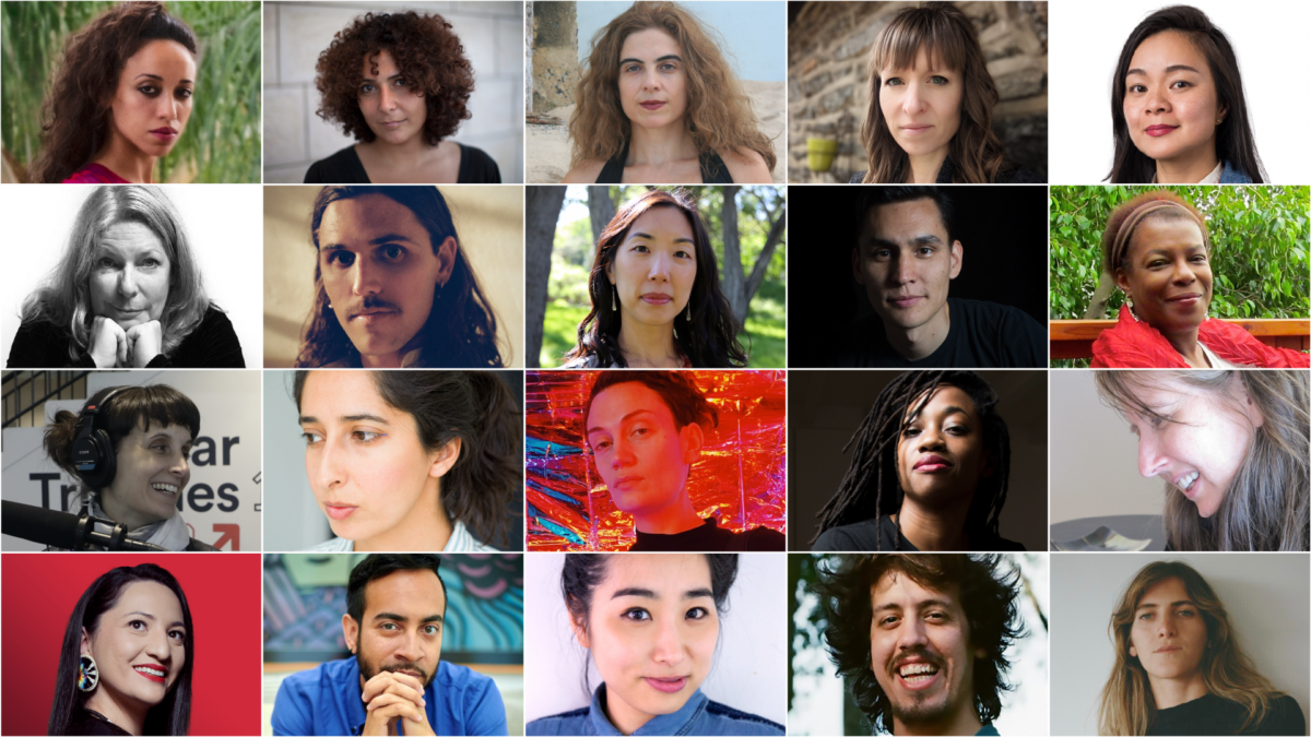 The 20 mediamakers selected for the new Sundance Institute Humanities Sustainability Fellowship.