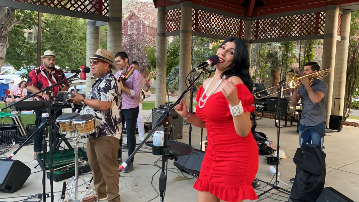 Cuba Libre performs as part of a Mountain Town Music concert series.