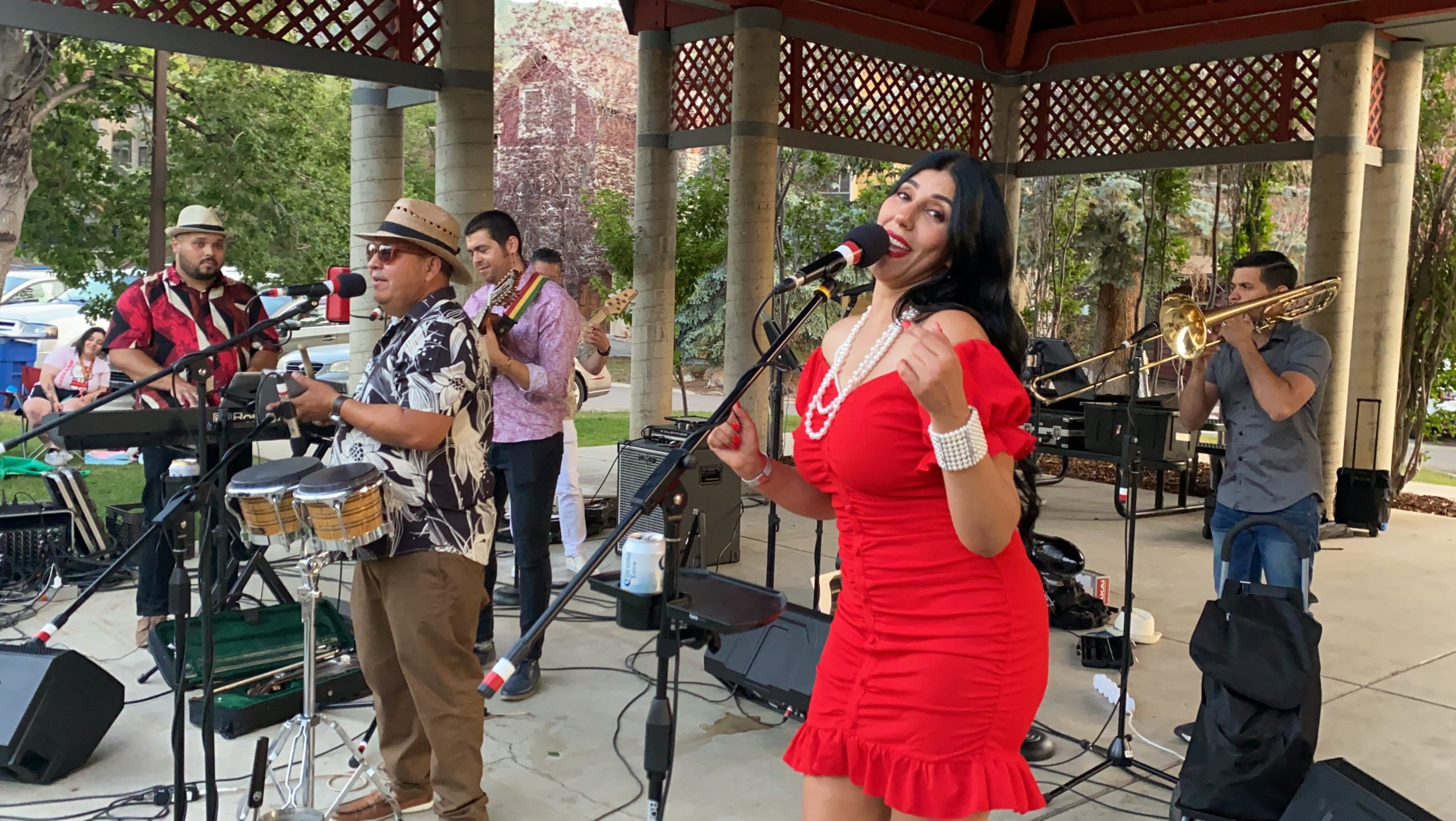 Cuba Libre performs as part of a Mountain Town Music concert series.