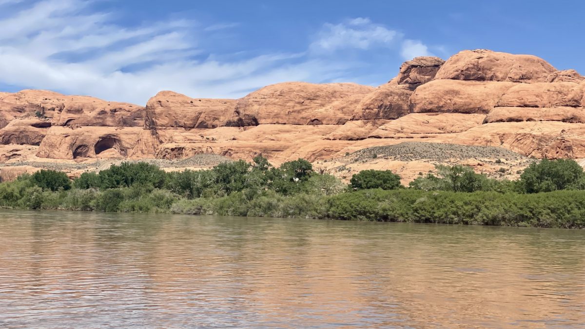 The Colorado River in Moab.