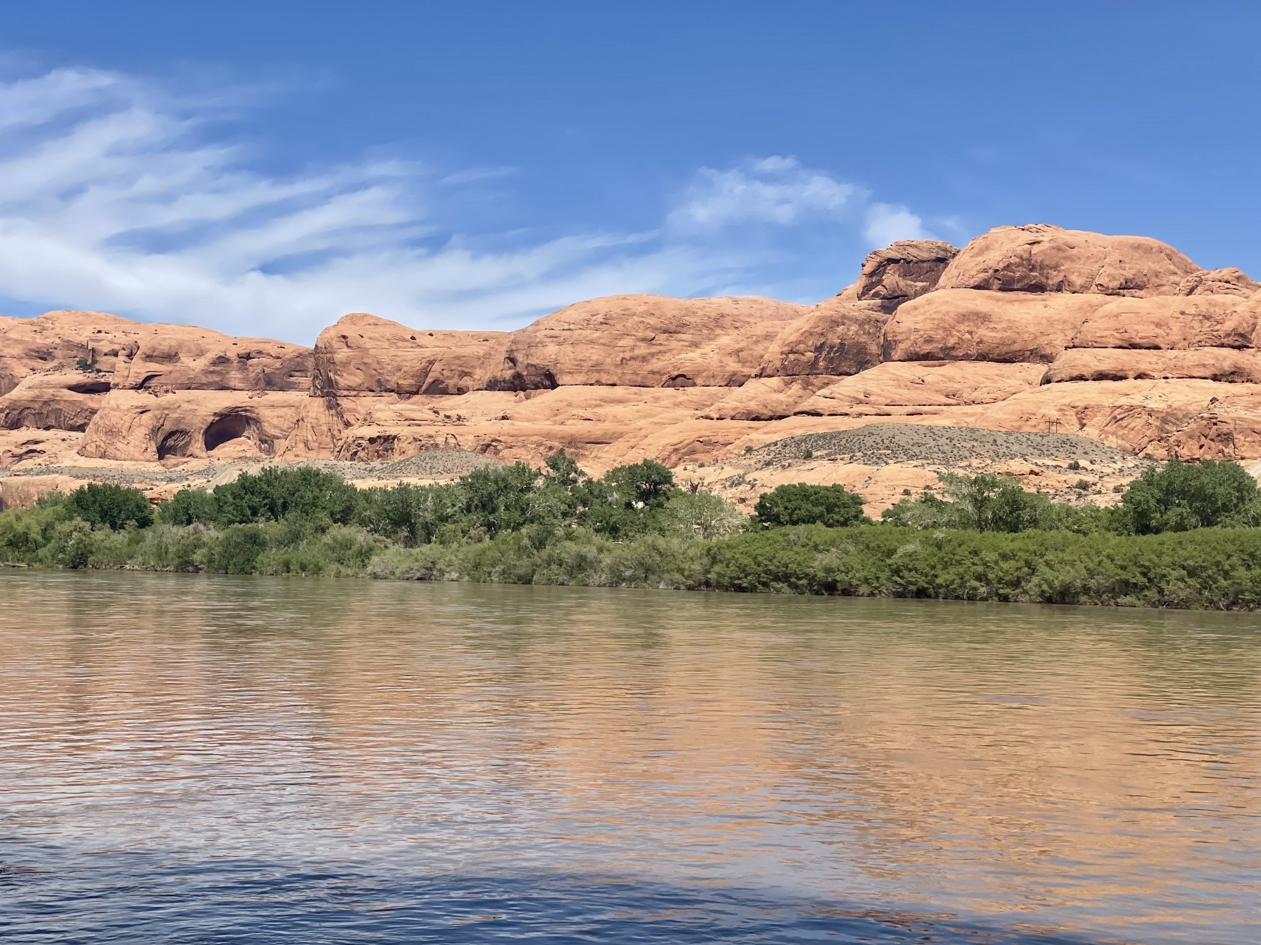 The Colorado River in Moab.