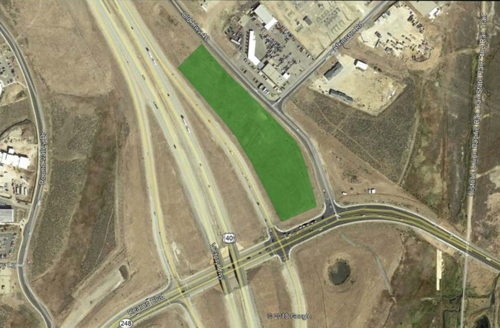 The Quinn's Junction Park and Ride would create 465 parking spots along Old Highway 40 beside SR-248