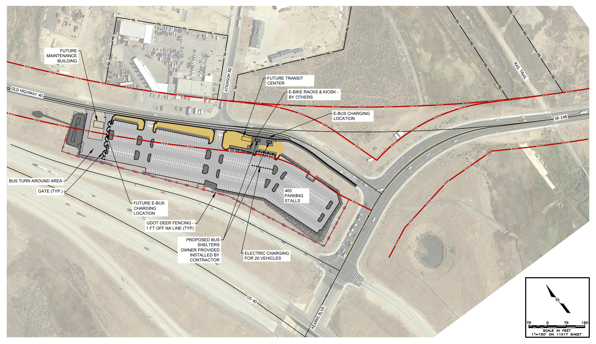 If approved, the project would have created 465 parking stalls along Old Highway 40 near SR-248.