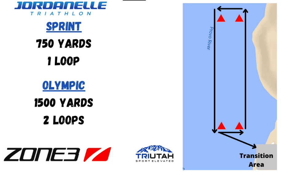 Athletes run, bike and swim in the Jordanelle Triathlon TownLift