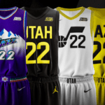 A Jazz jersey redesign idea, combining the city jerseys with the classic  purple mountains : r/UtahJazz