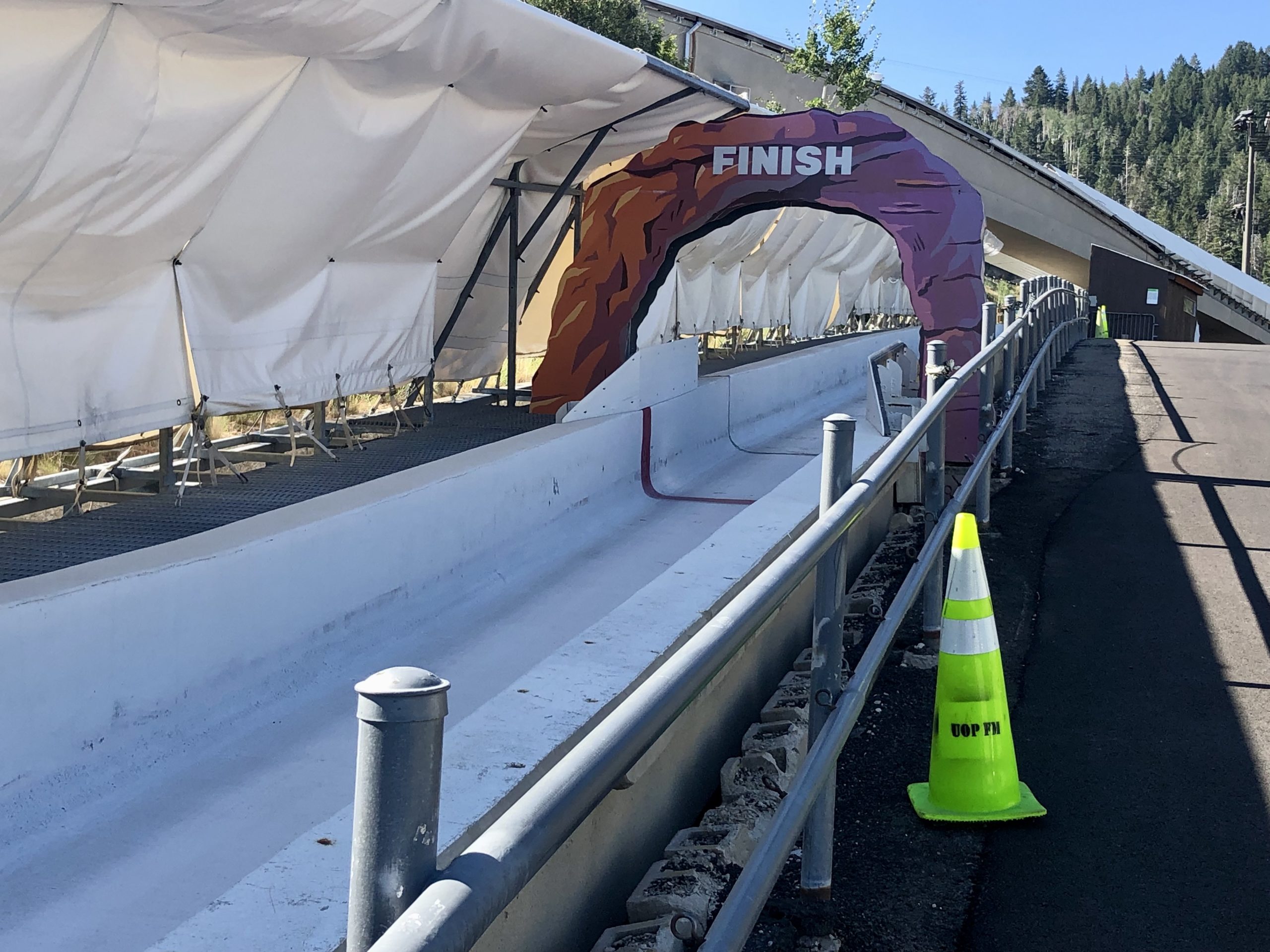 Track checks take place in Park City ahead of bobsled/skeleton and luge world cups this winter.