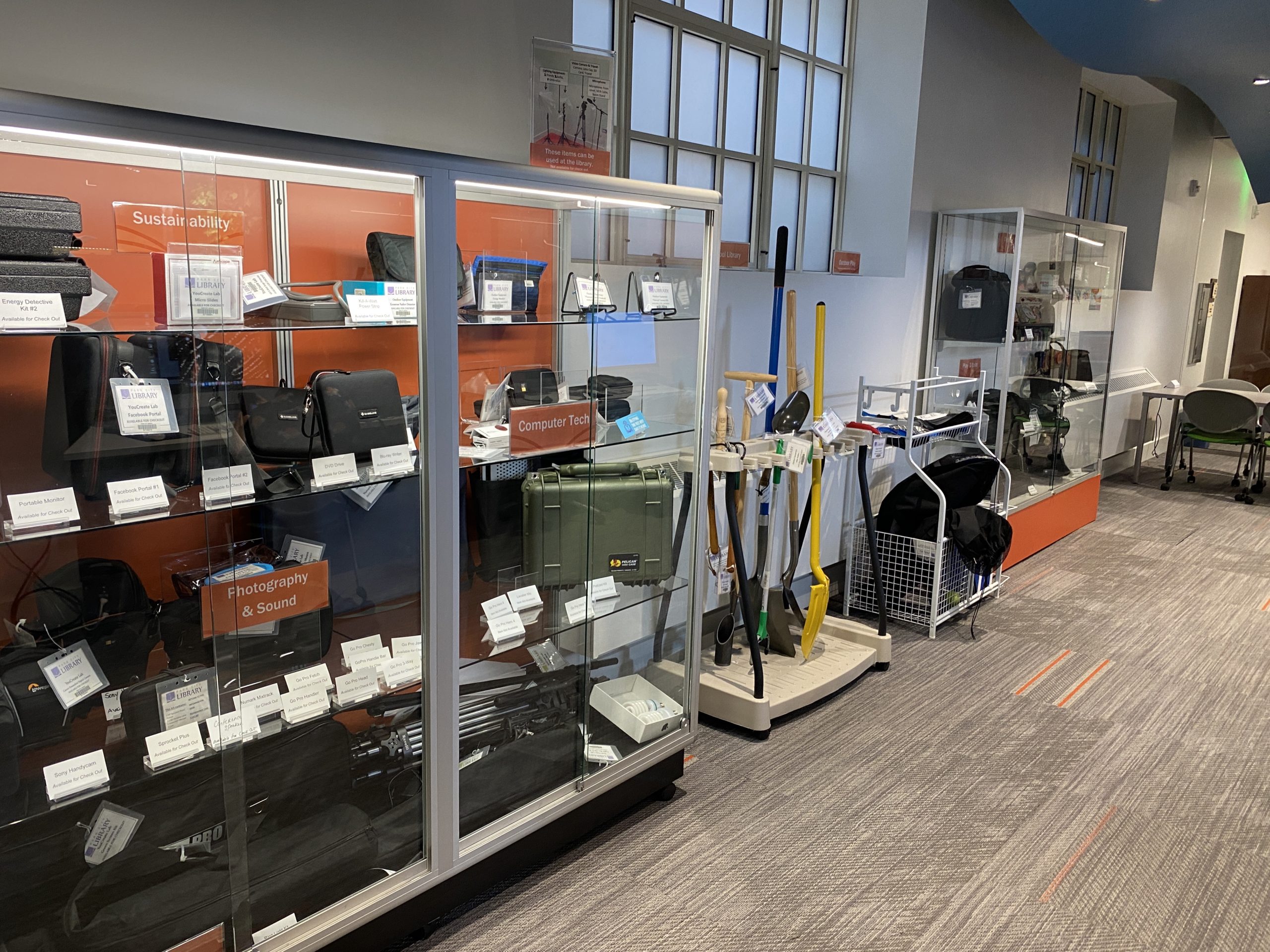 Park City Library rental equipment.