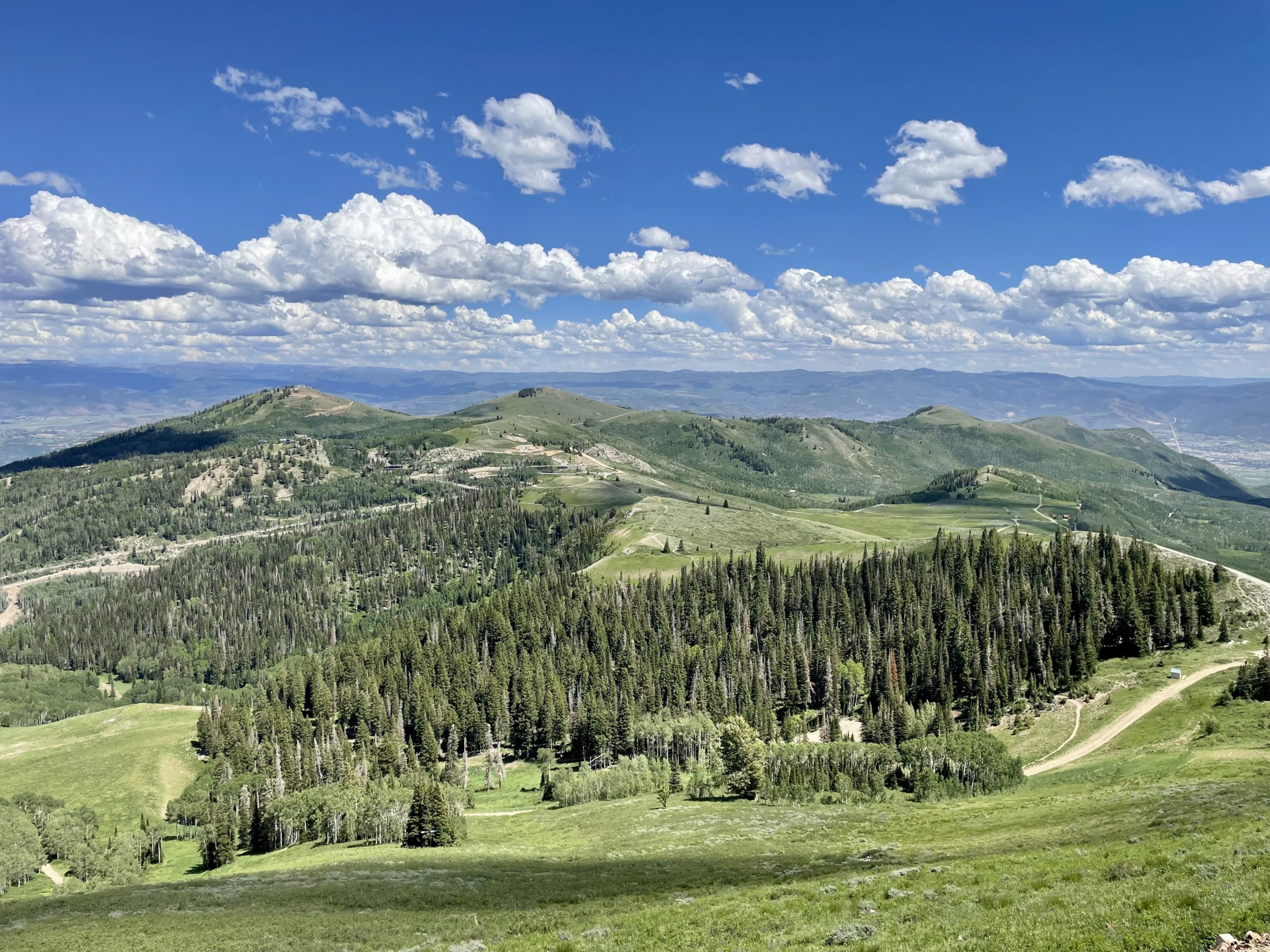 The view from the top of Empire Express on Sunday.