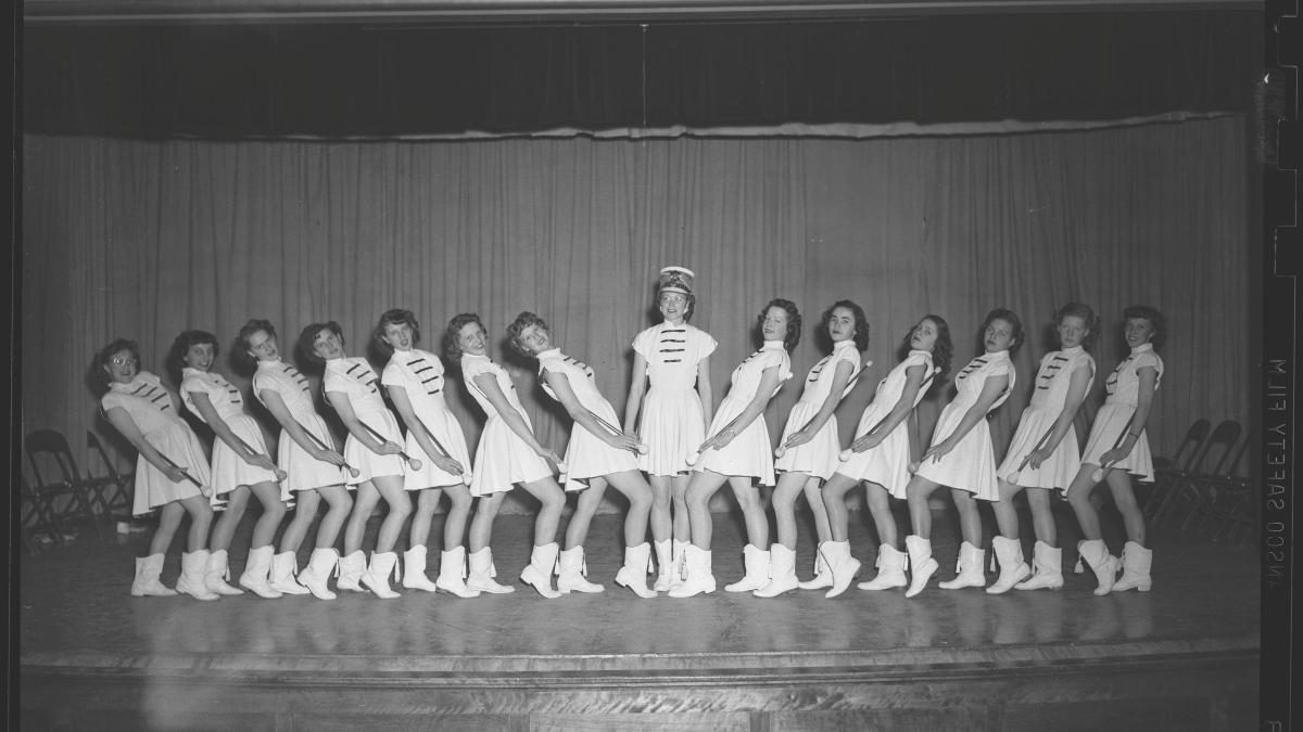 Park City High School of the Majorettes from 1949.