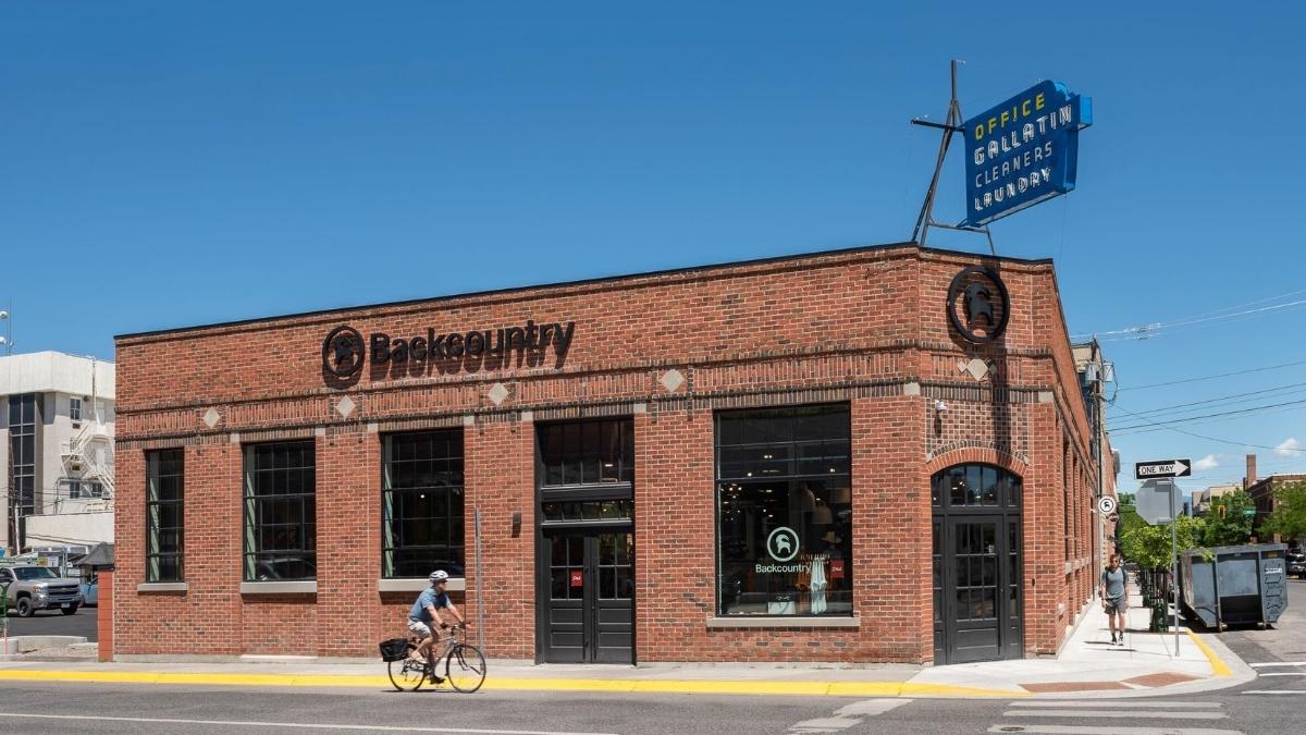 The new backcountry building in Bozeman, MT.