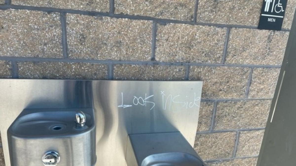 A playground and bathroom were vandalized in the Silver Creek Village Park.