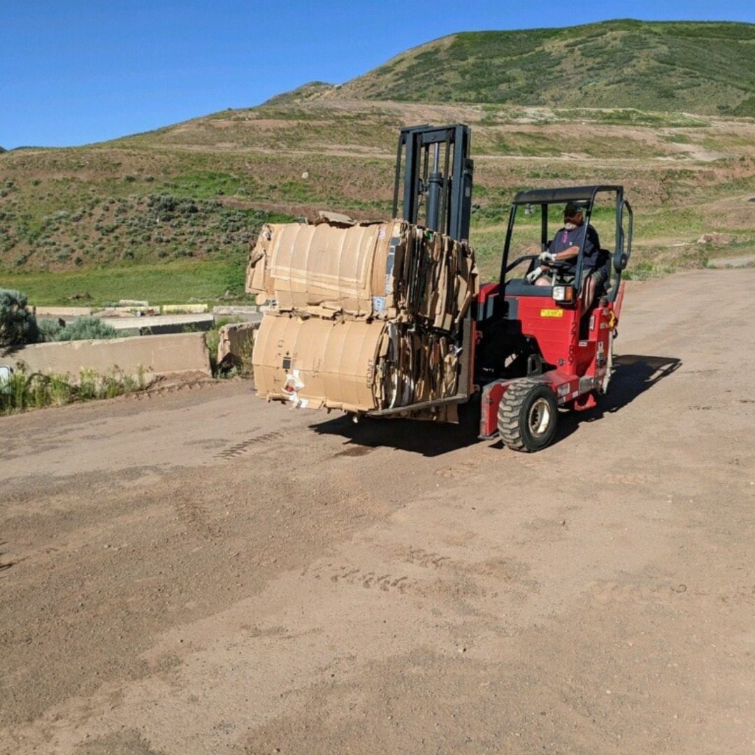 OCC being collected for transport to the local mill