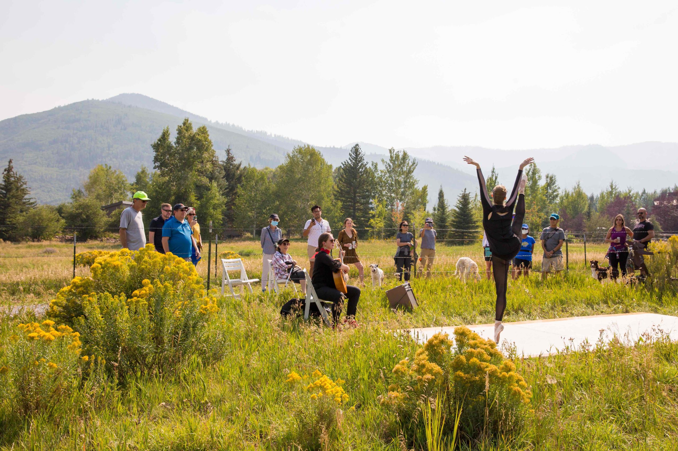 Immerse yourself in art performances along the McLeod Creek Trail during Art on the Trails, August 26, 2023.