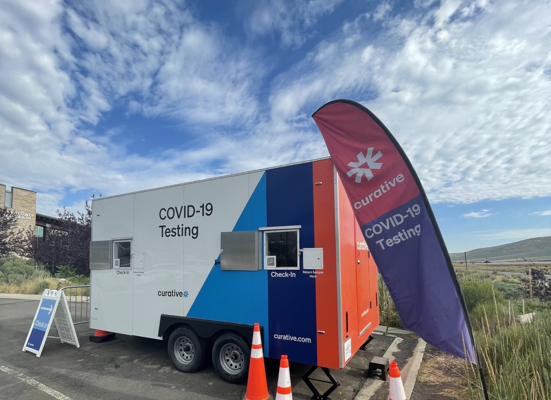 Summit County Covid Testing Site at Round Valley.