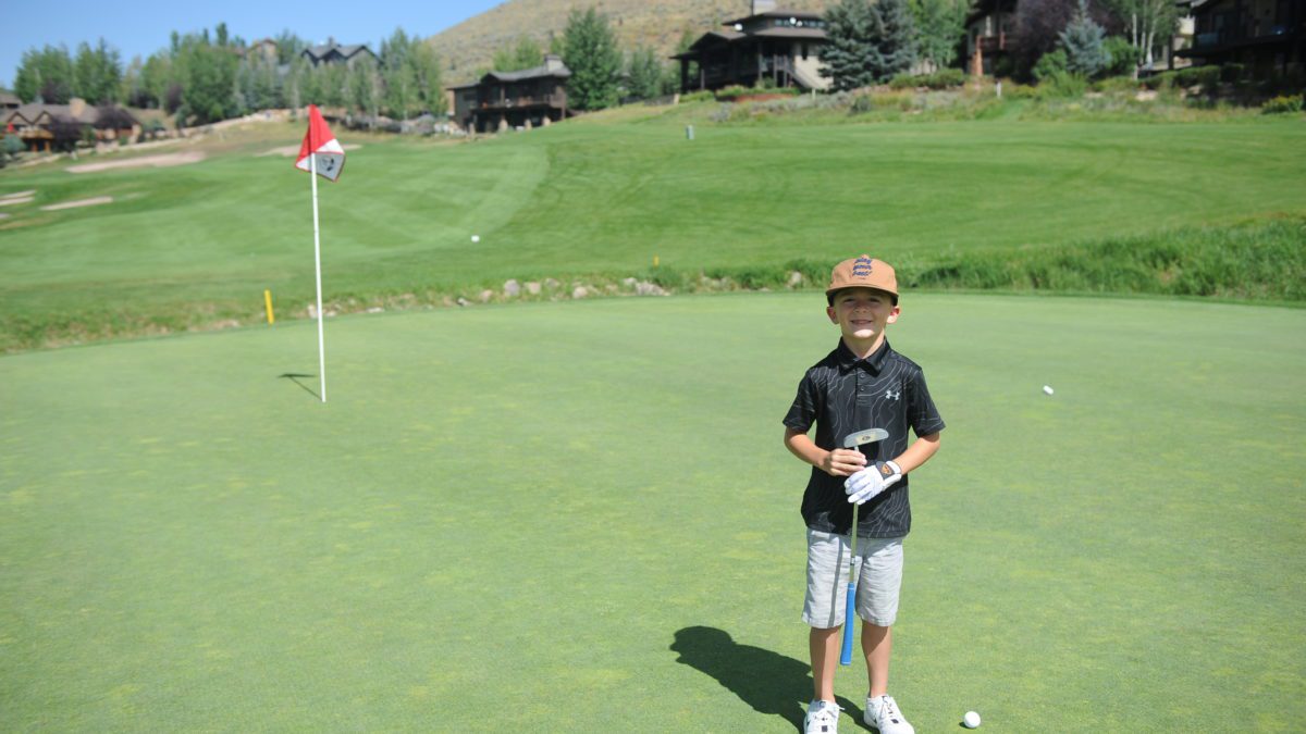 A VIP at the Ronald McDonald House Charities of the Intermountain Area Golf Tournament at Park City's Jeremy Ranch Golf Course.