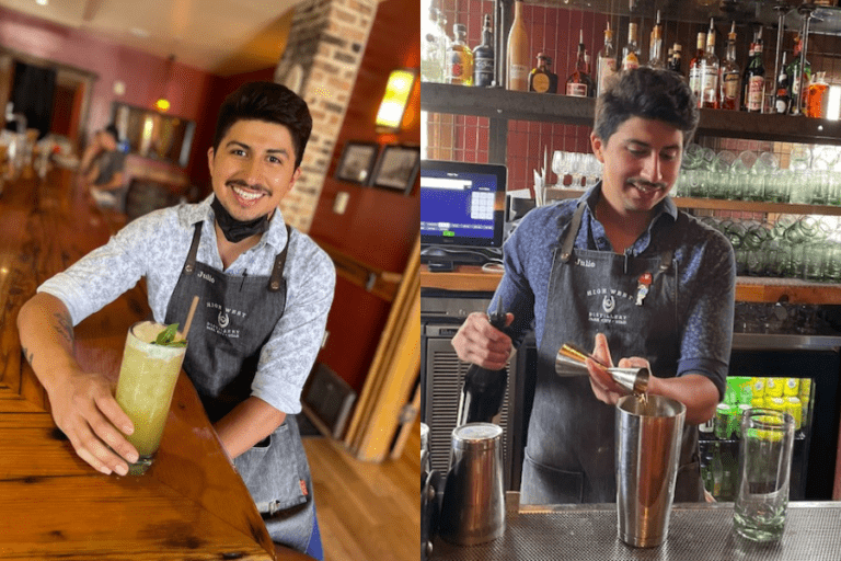 Julio Chavarria's winning cocktail, Sweet Agony, was named after a Dolly Parton song.