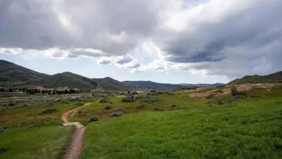 On a hike in Park City