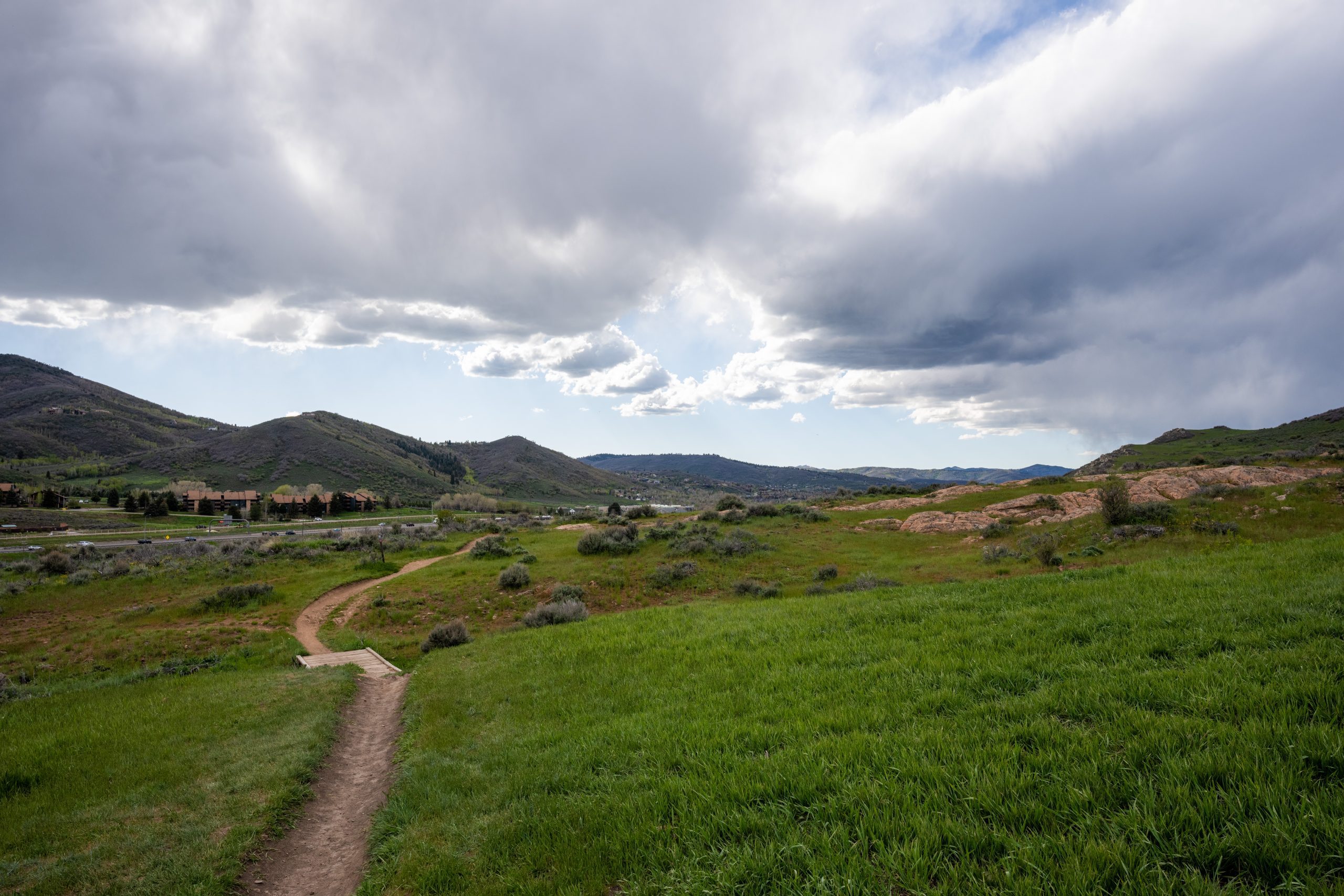 On a hike in Park City