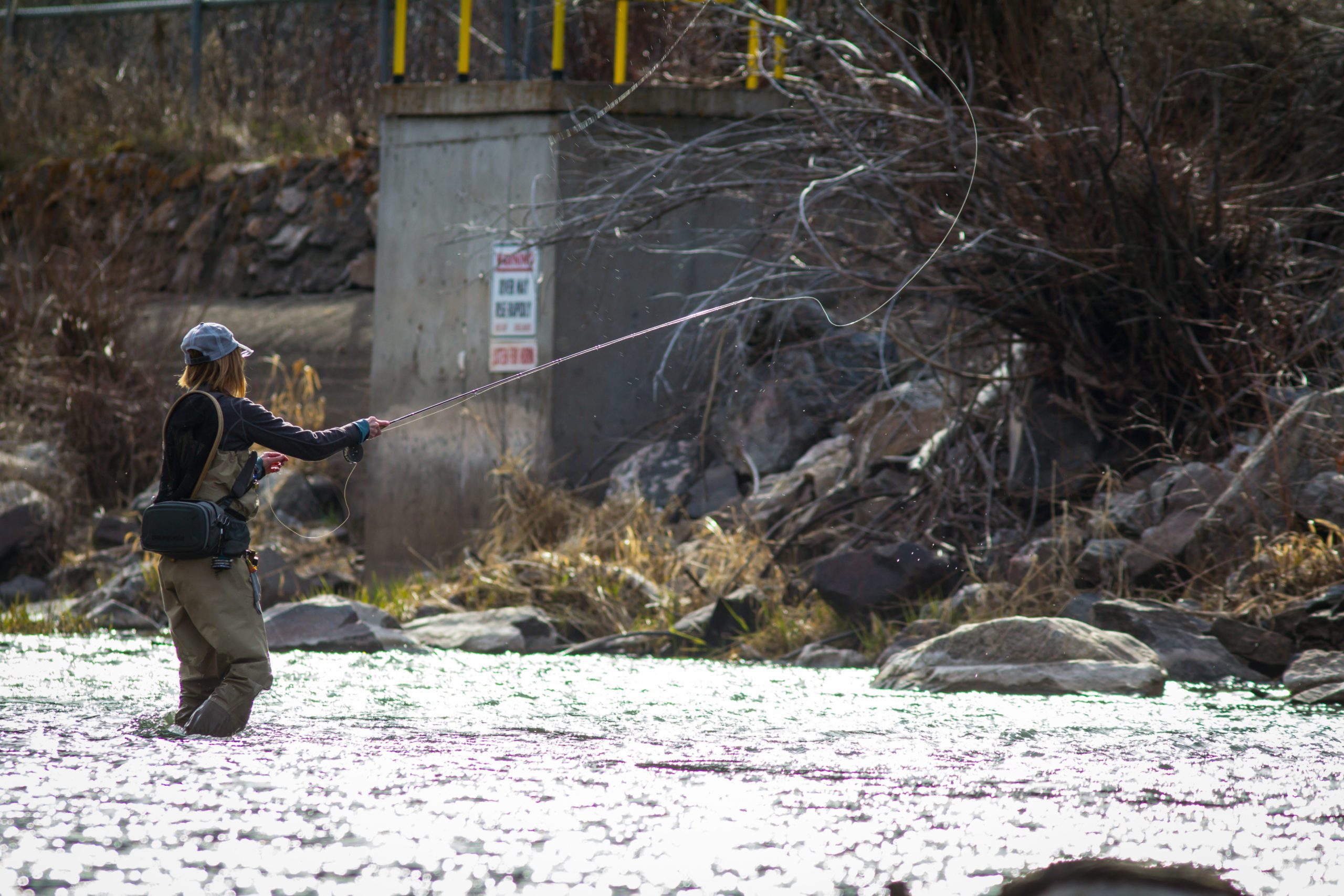 Fishing in smaller bodies of water like rivers and streams in hot weather can harm fish, here are some tips to avoid causing damage while catch-and-release fishing.