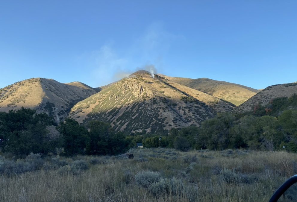 View of South Fork Fire