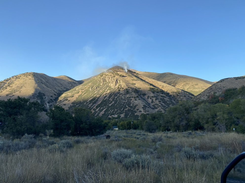 View of South Fork Fire