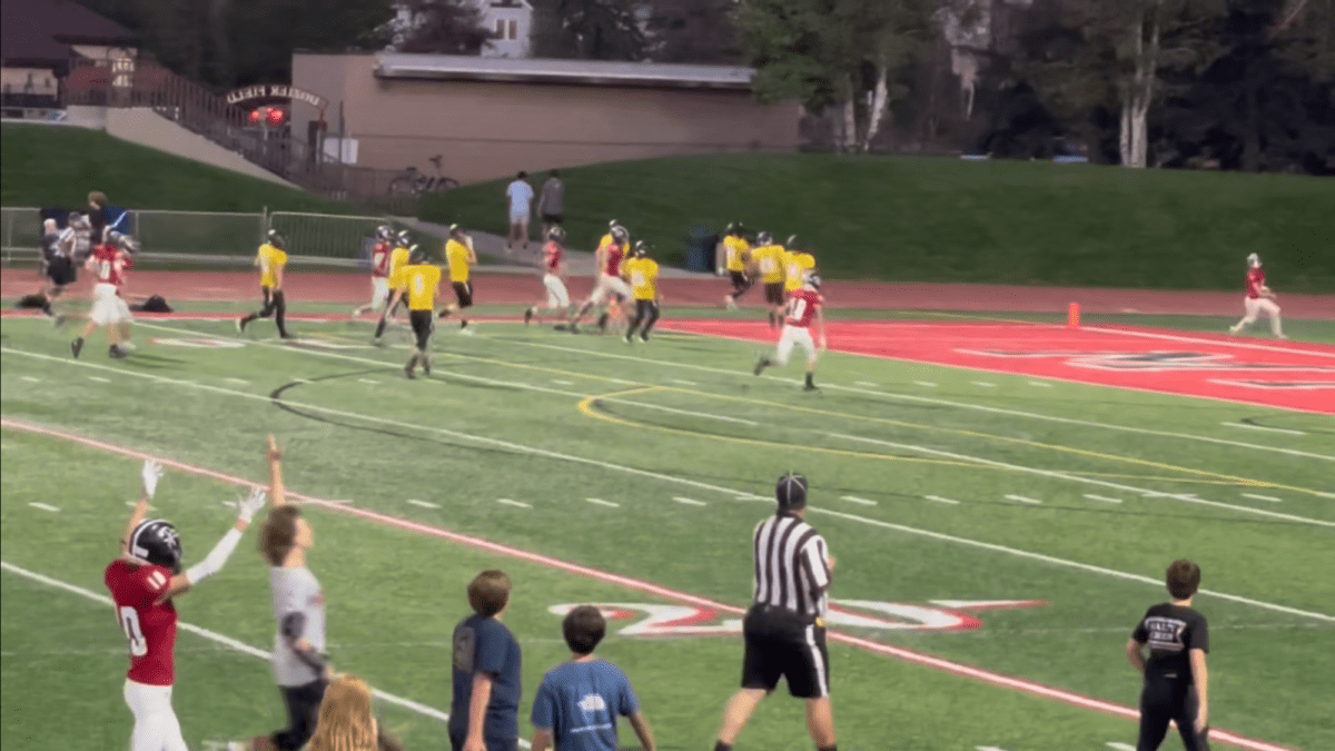PCHS Miners Freshman Football Team takes the wide win ofer rivals Wasatch at home, 39-0.