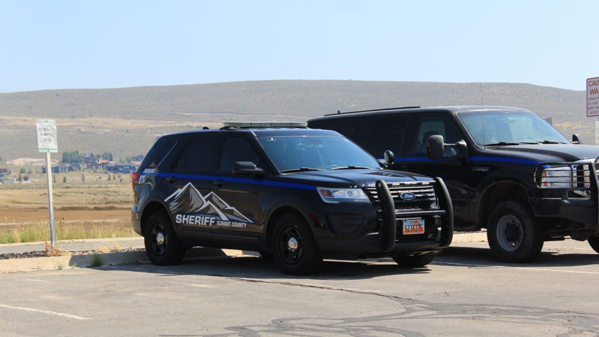 A Summit County Sheriff's Department vehicle.
