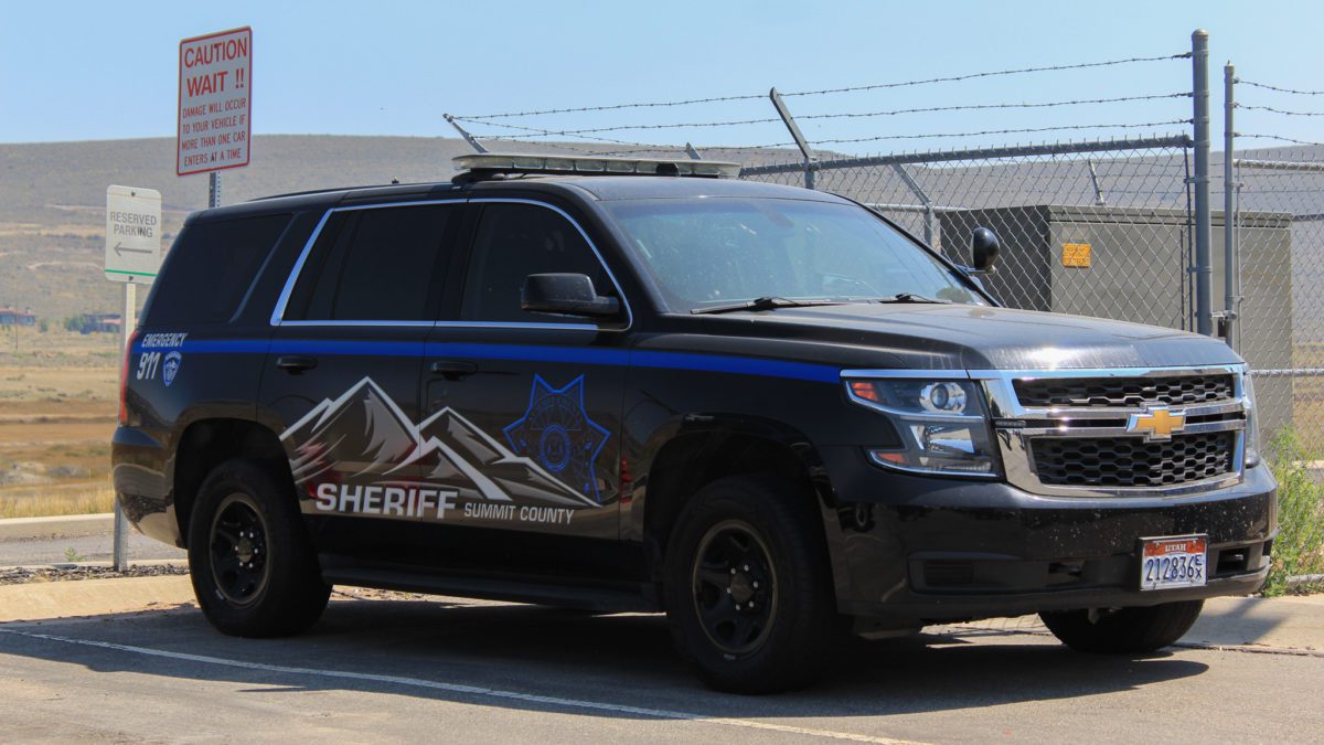 A Summit County Sheriff vehicle.