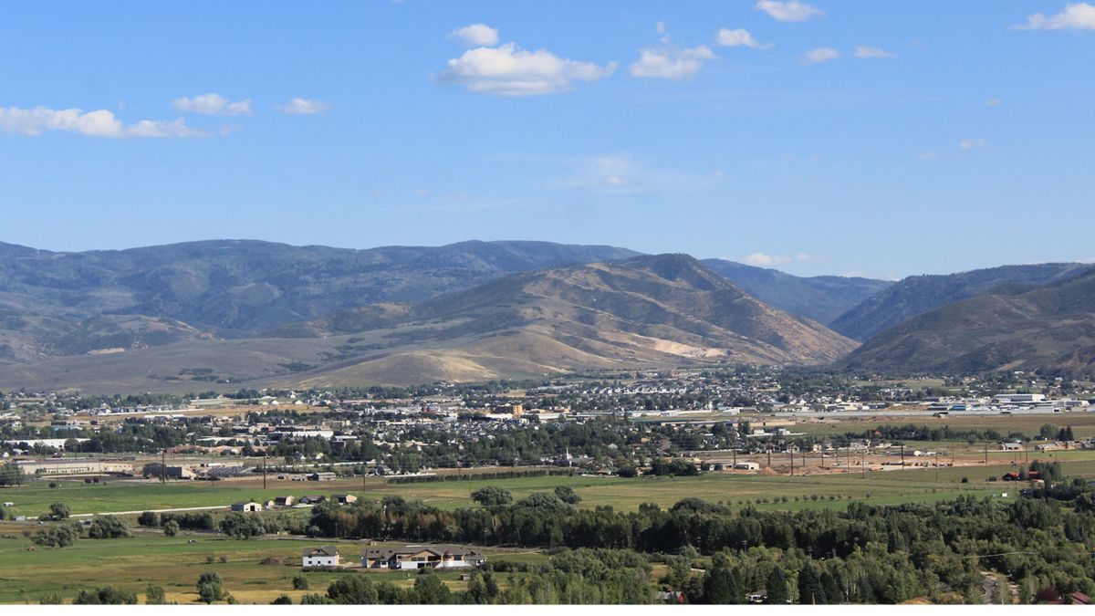 A view of Heber City.