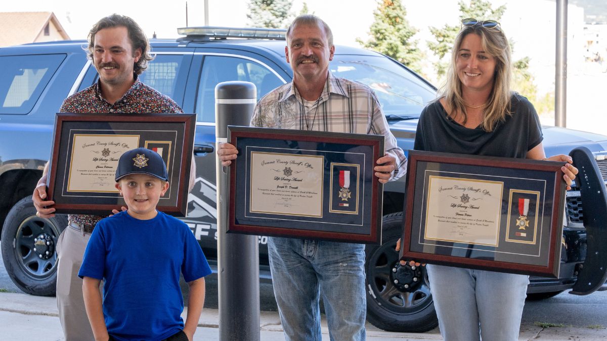 Summit County Life Saving Award Ceremony Paxton Knight