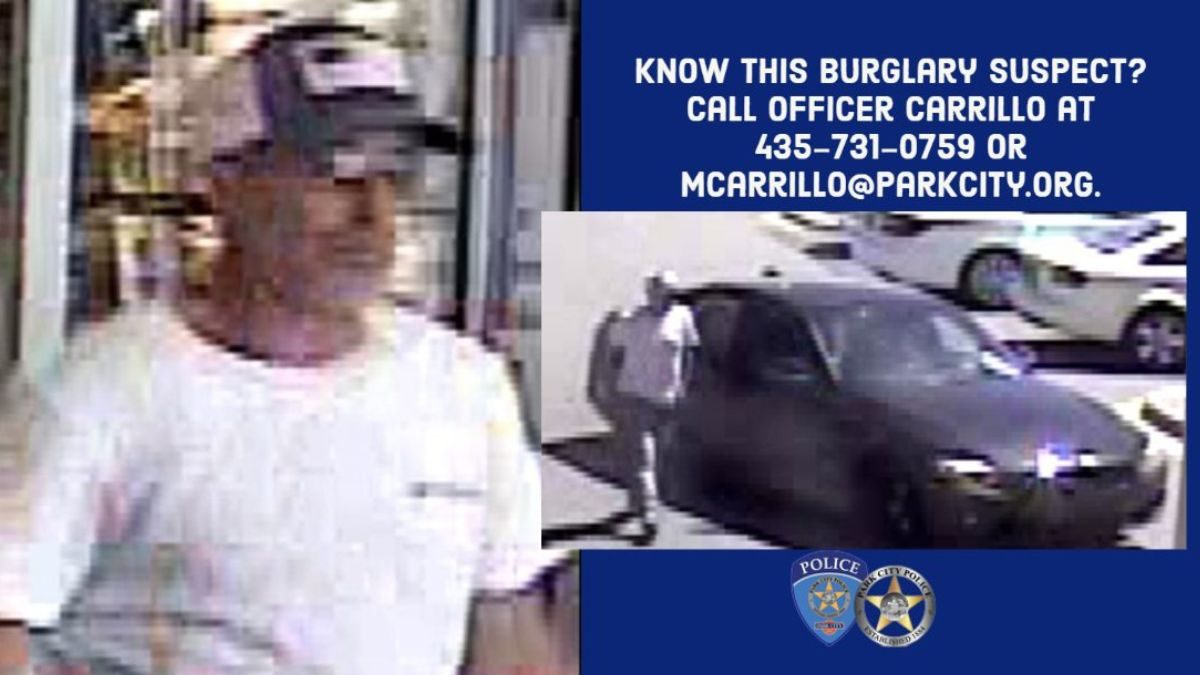 Alleged Park City car burglar.