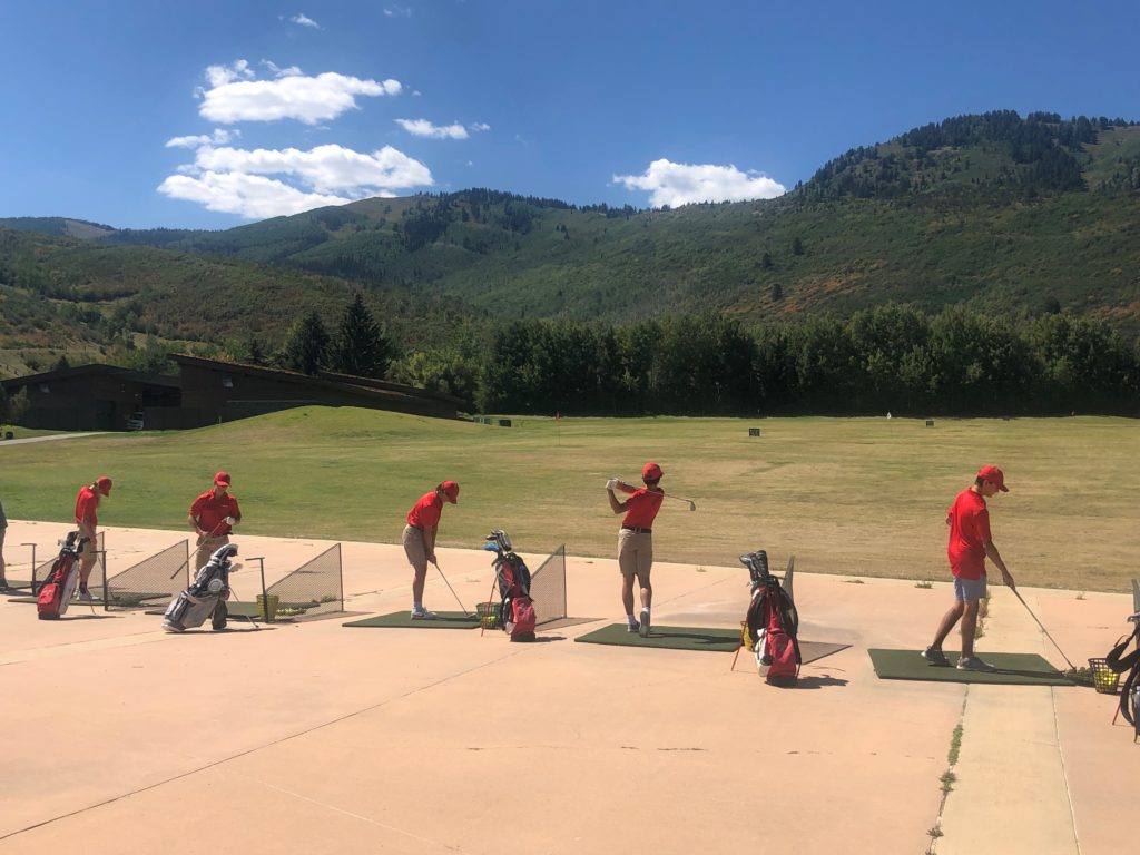 PCHS Miners Golf at Park City Golf Course.