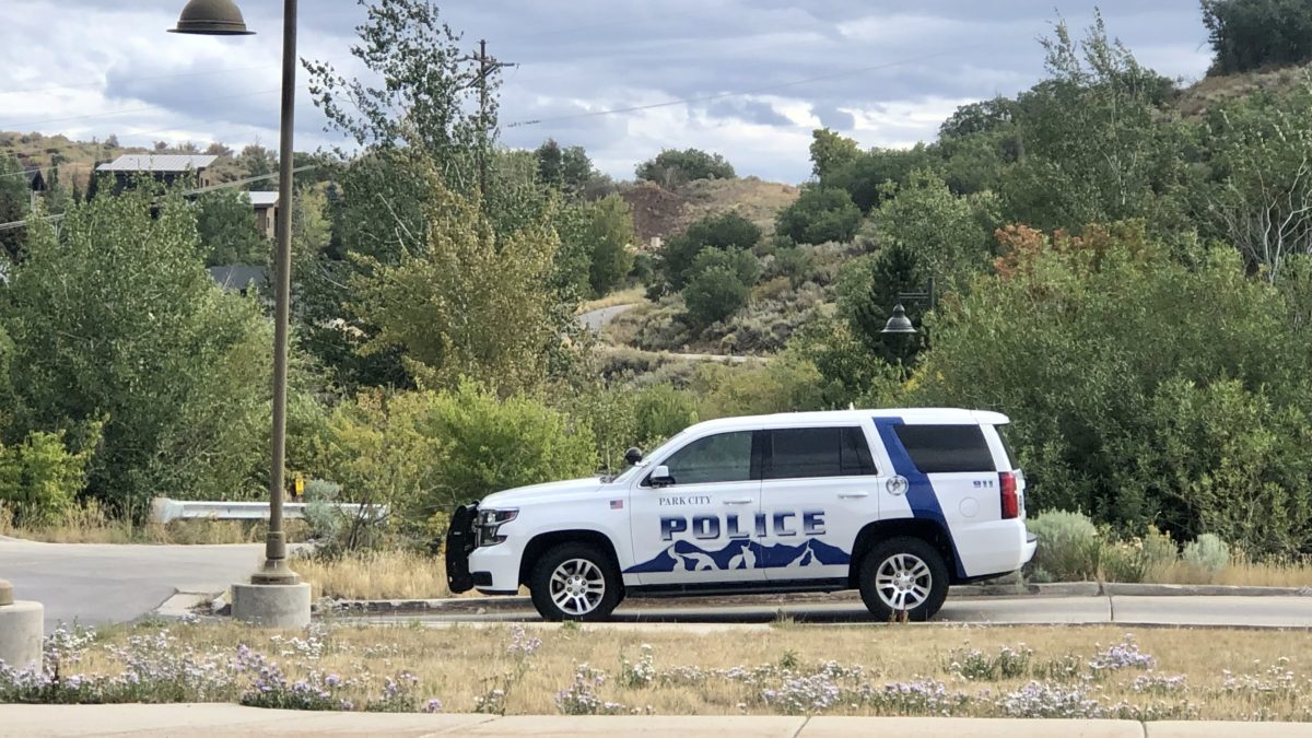 A Park City Police Department vehicle.