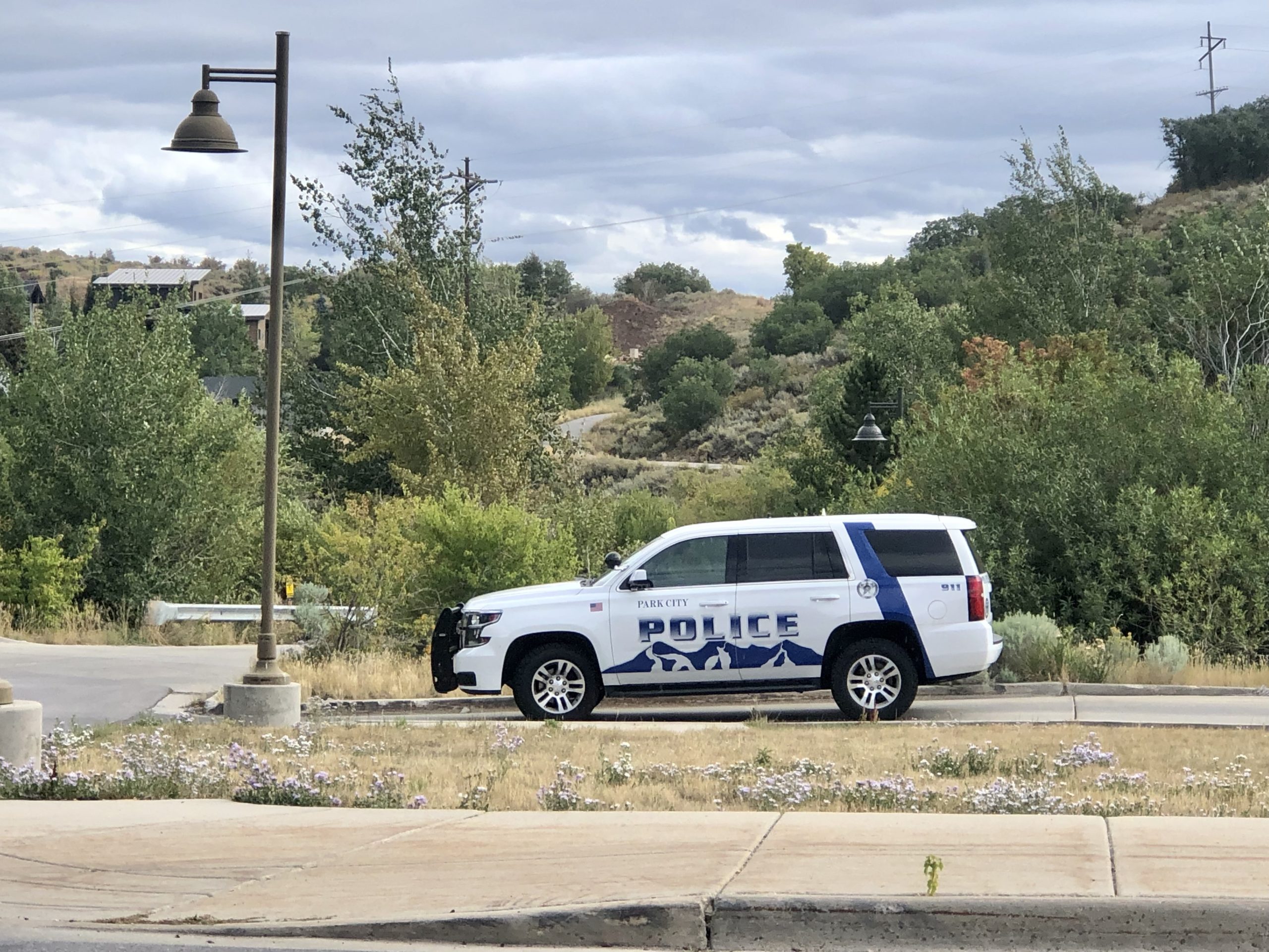 A Park City Police Department vehicle.