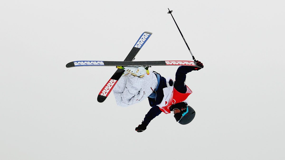Birk Irving of Team United States performs a trick during the Men's Freestyle Skiing Freeski Halfpipe Qualification on Day 13 of the Beijing 2022 Winter Olympics at Genting Snow Park on February 17, 2022 in Zhangjiakou, China.