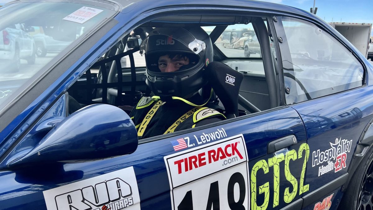 Zac Lebwohl wins races his BMW with more than 200,00 miles on it to multiple podium finishes at his hometrack in Utah in his first solo event.