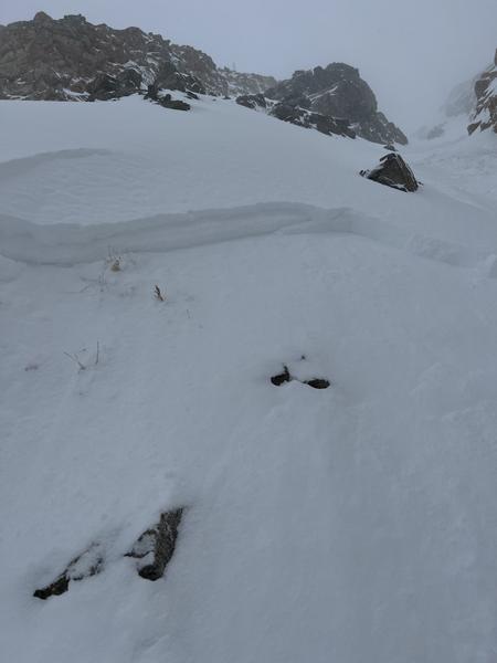 Avalanche at Main Chute on Mt. Baldy