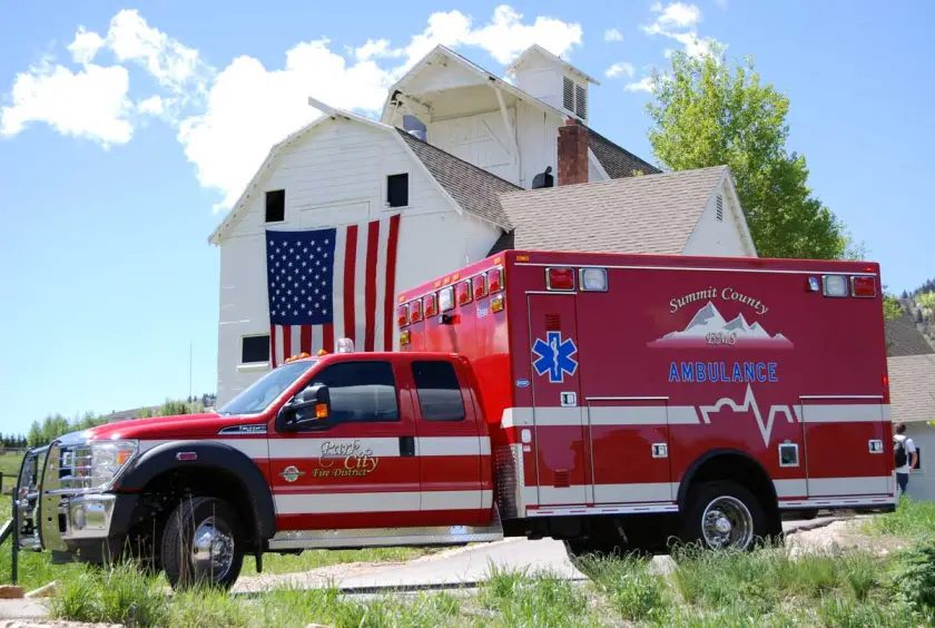 Park City Fire District ambulance.