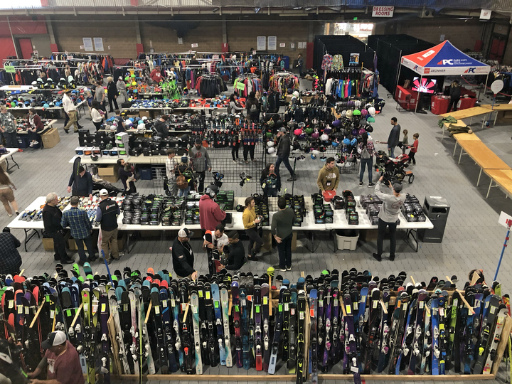 The Park City Ski and Snowboard's annual Ski Swap at the Basin Rec Fieldhouse.