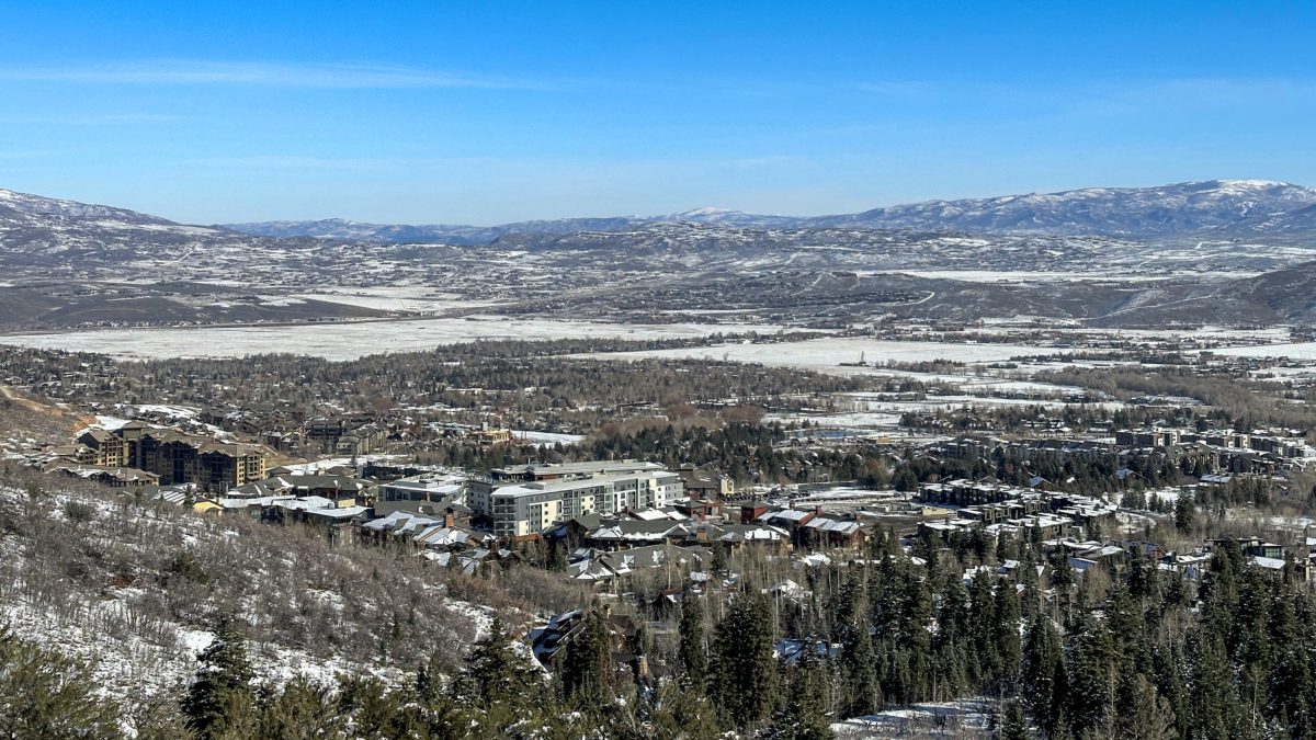 A view overlooking Canyons Village in Park City
