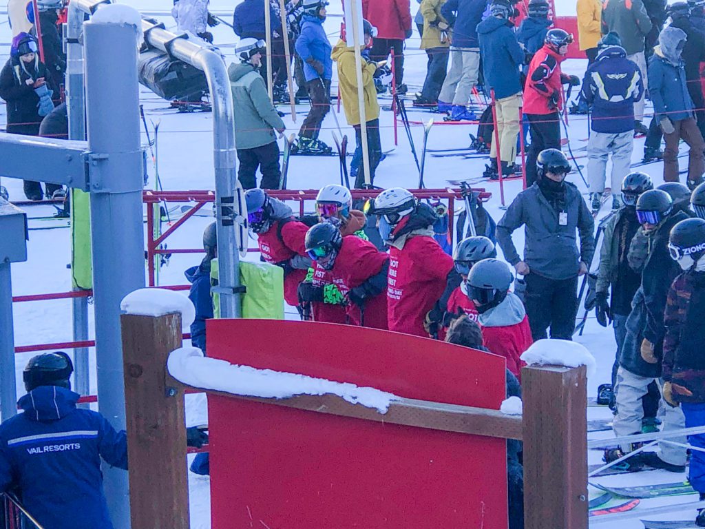 Opening day first chair at PCMR