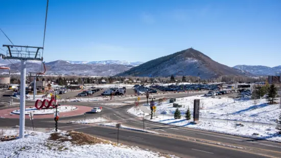 Parking area at Canyons Village