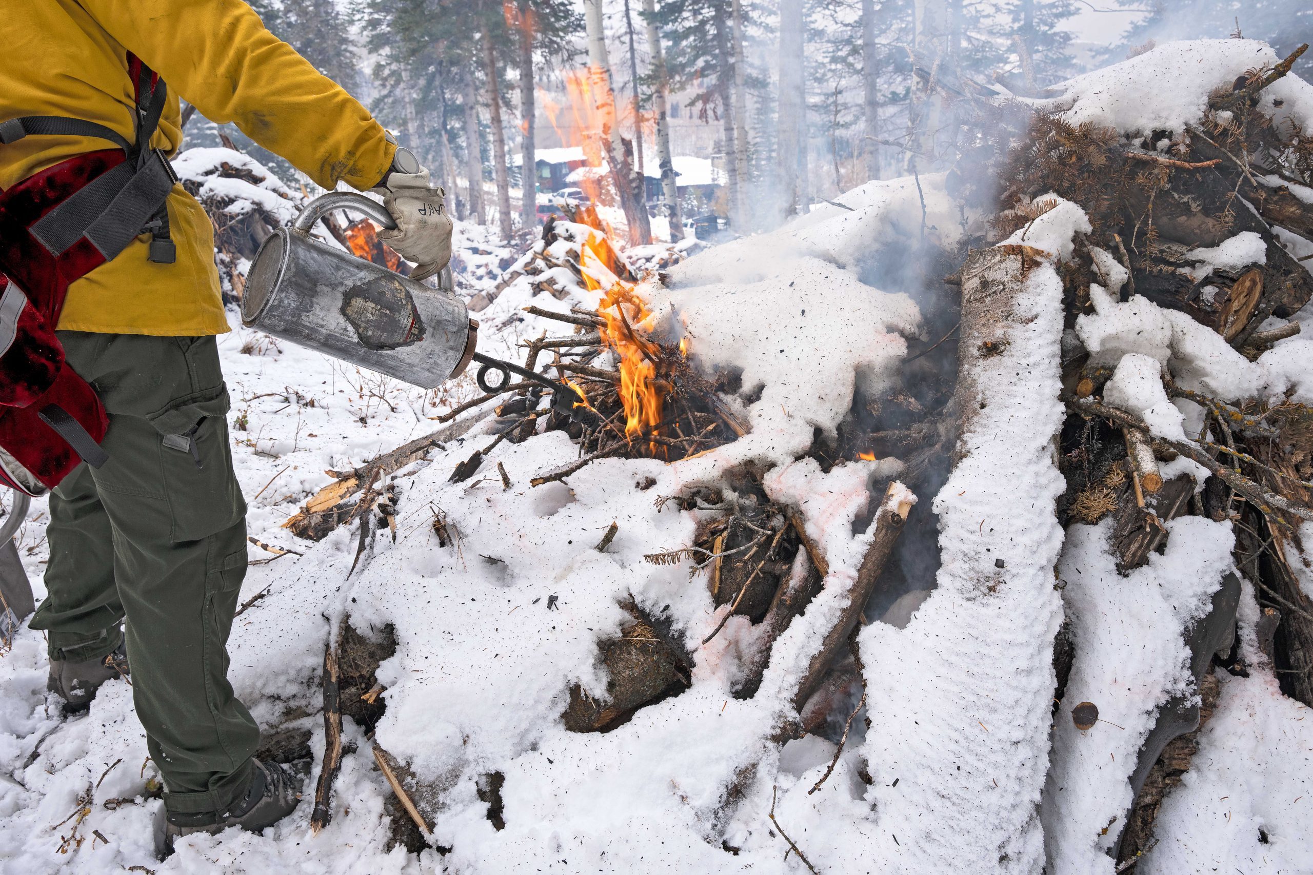 Prescribed Burn at Deer Valley in October 2022.