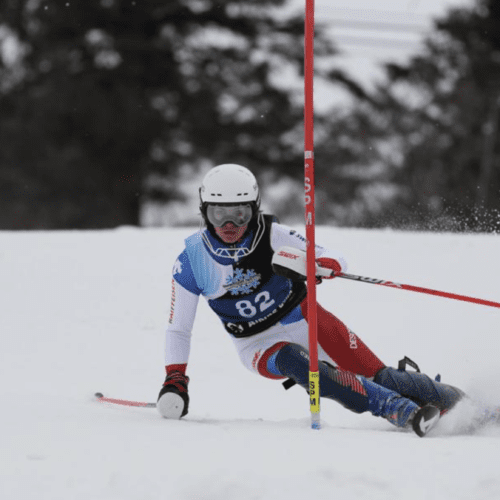 Masters alpine racers skiing for PCSS at the UOP - TownLift, Park City News