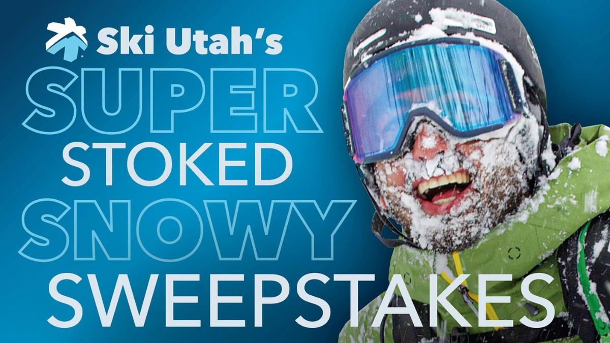Ski Utah's Super Stoked Snowy Sweepstakes closes on December 1. Image: Ski Utah