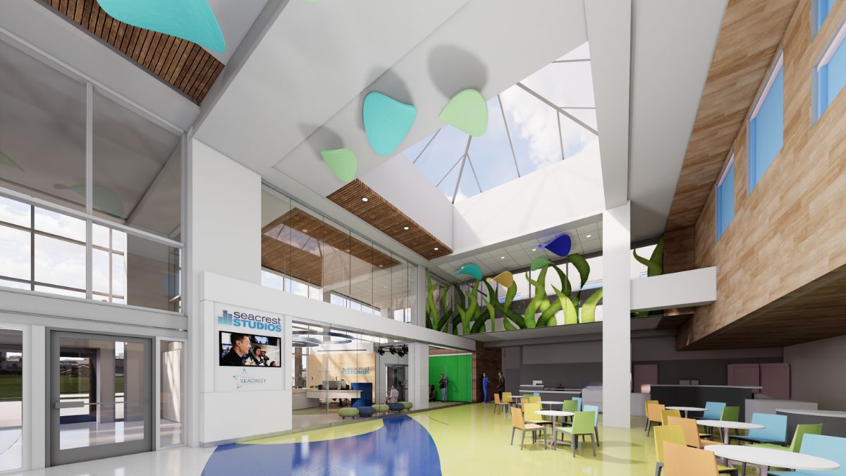 Rendering of the Seacrest Studio. Image: Intermountain Primary Children's Hospital