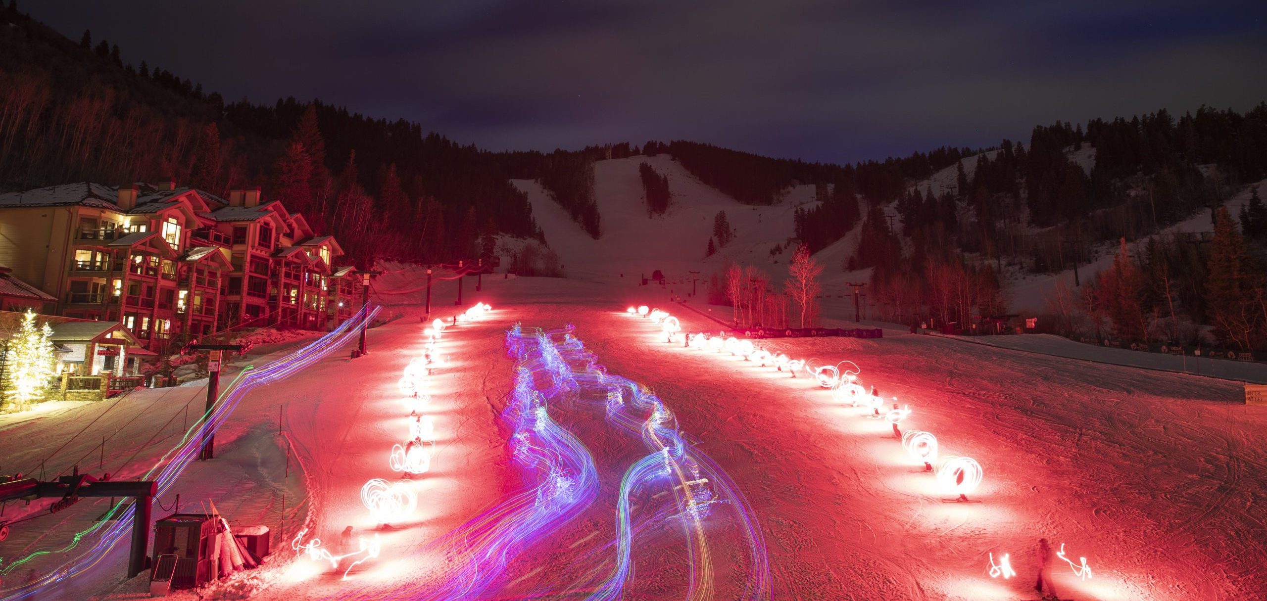 Deer Valley's Torchlight Parade.