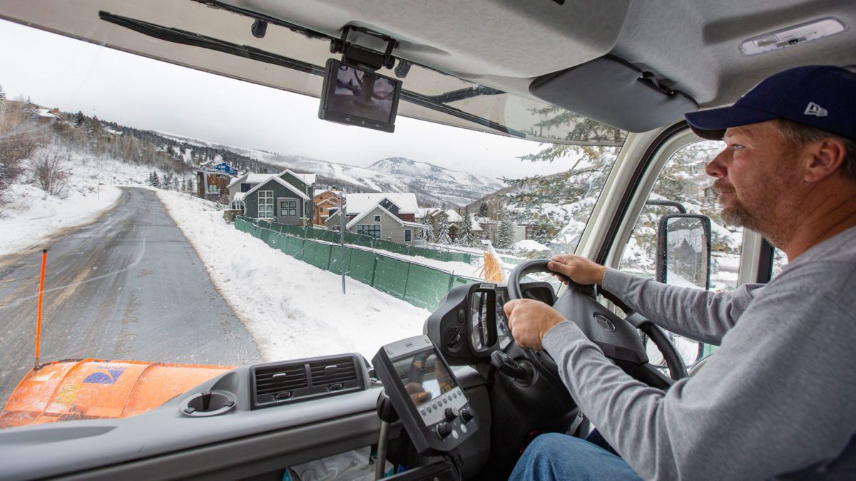 Weathering the storm winter's daily challenges for park city snow plow
