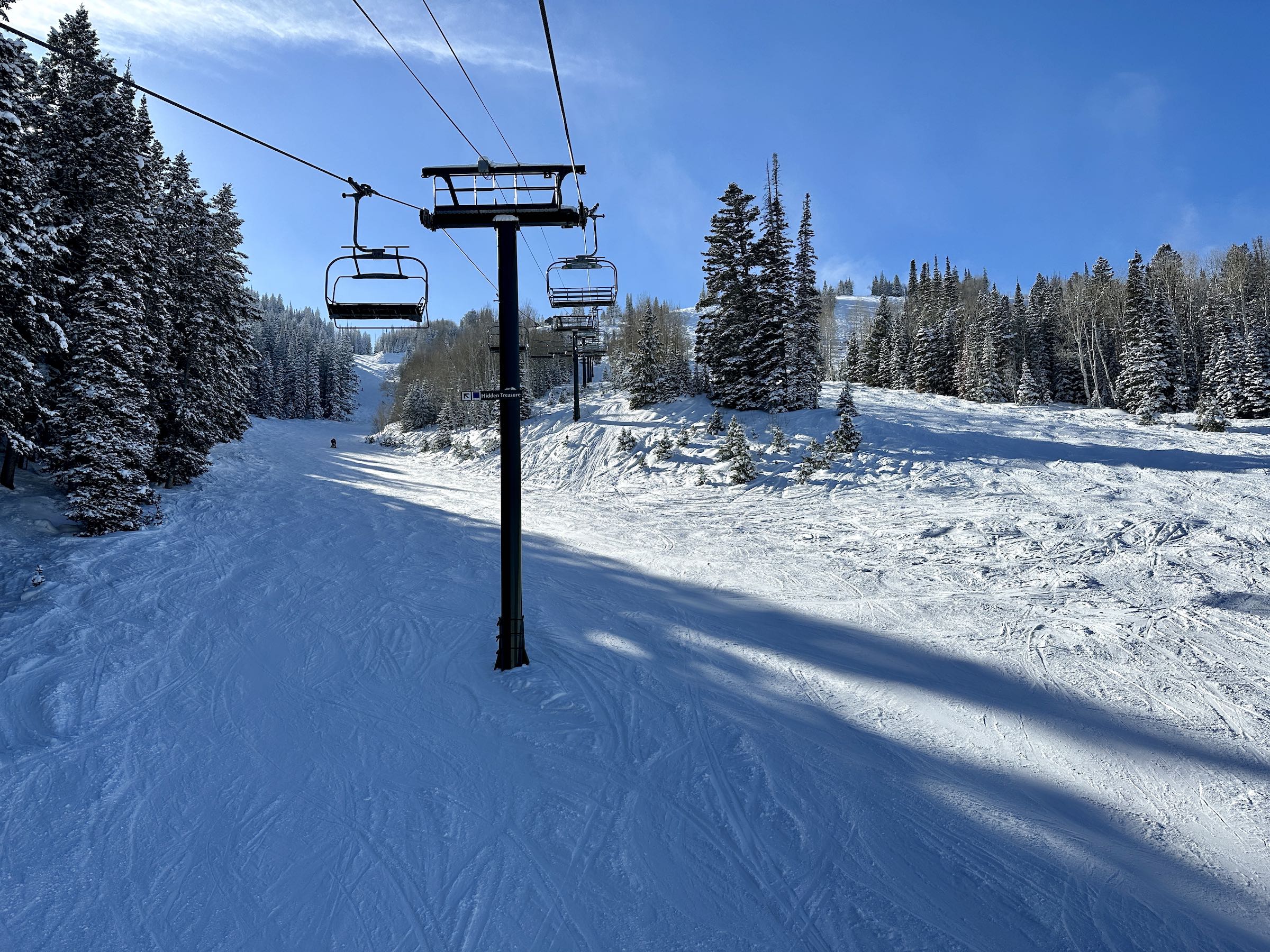 View overlooking Hidden Treasure at Deer Valley Resort.